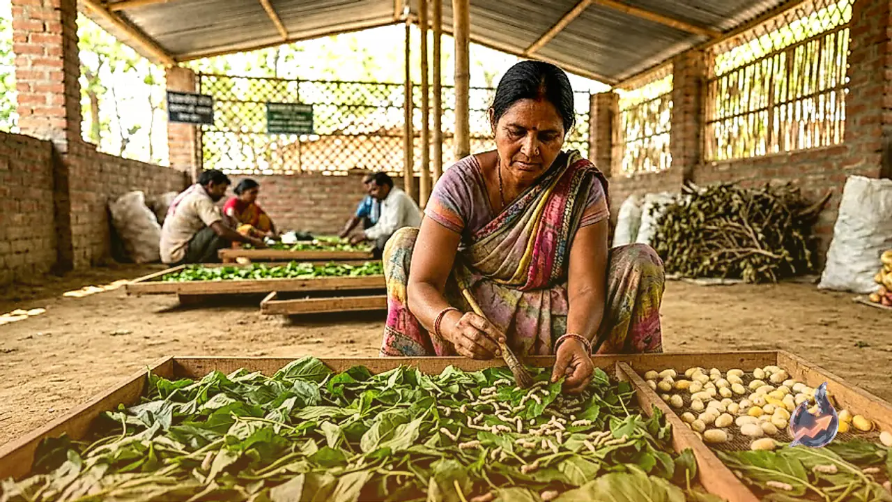 Free Sericulture Training Turns Lakhimpur Kheri Into UP's Fifth-Biggest Silk Hub
