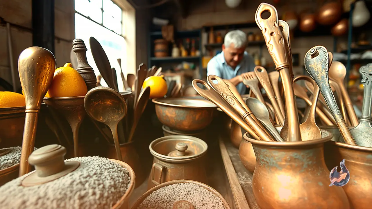 Restore Tarnished Copper Utensils Using Lemon and Ash With Expert Tips From Rampur