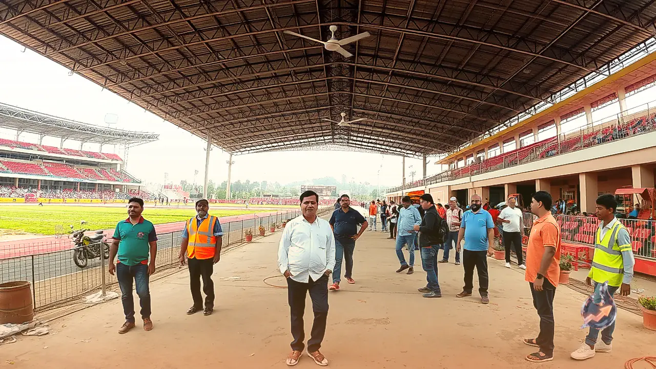 दयालपुर खेल स्टेडियम का कायाकल्प शुरू, मैदान की सफाई के साथ ट्रैक और गेट दुरुस्त करने में जुटे ग्रामीण
