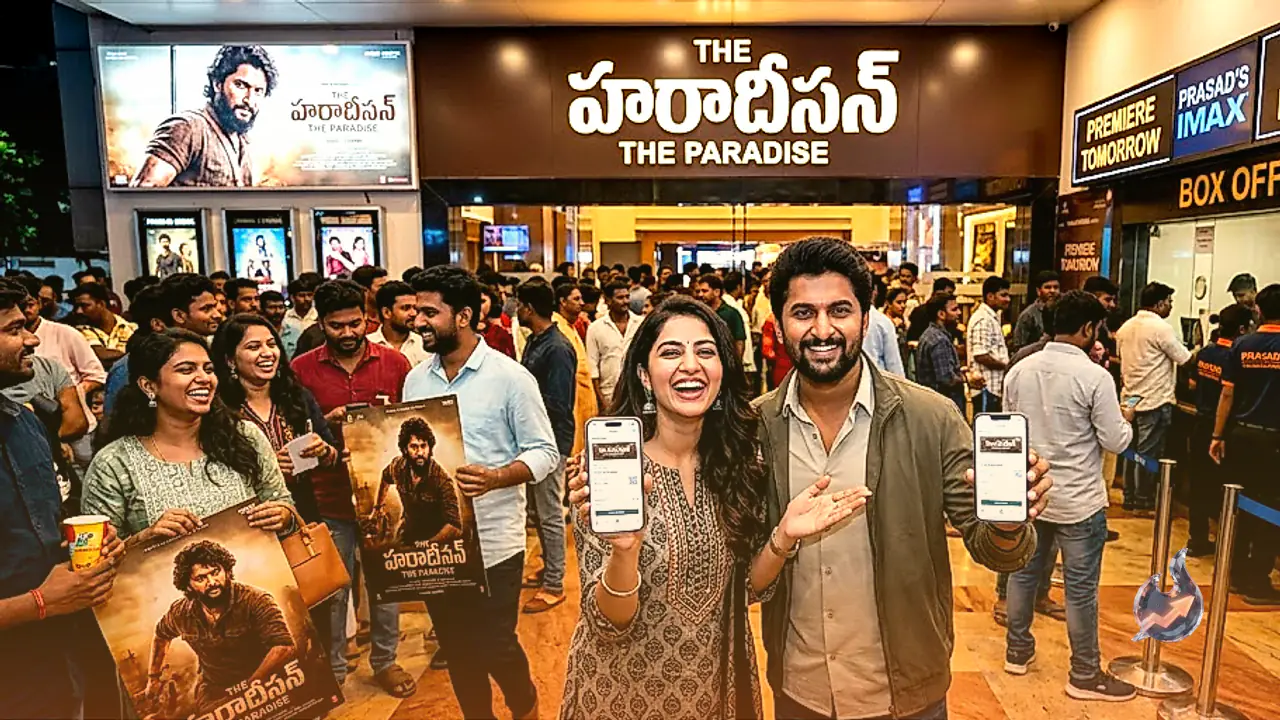 Nani Starrer 'The Paradise' Storms Advance Booking With Rs 43.77 Crore Ahead Of Premiere