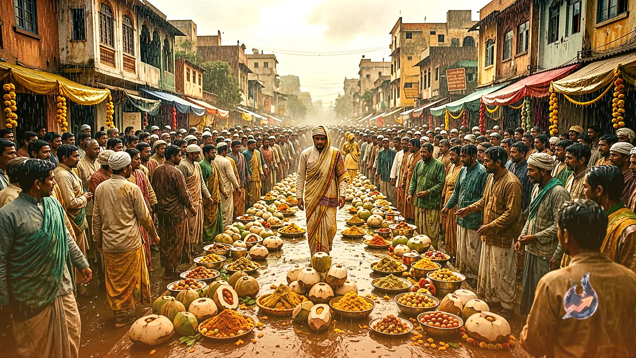 रिमझिम बारिश और महंगाई के बीच झालावाड़ में रक्षाबंधन की रौनक, ₹40 तक पहुंचे नारियल के दाम