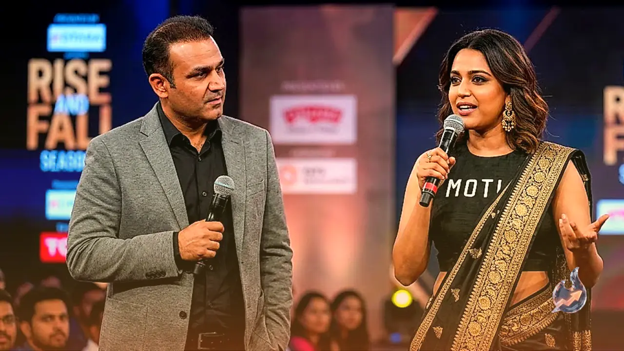 राइज एंड फॉल सीजन 2 में स्वरा भास्कर ने पहना मोटी लिखा ब्लाउज, वीरेंद्र सहवाग को दिया करारा जवाब