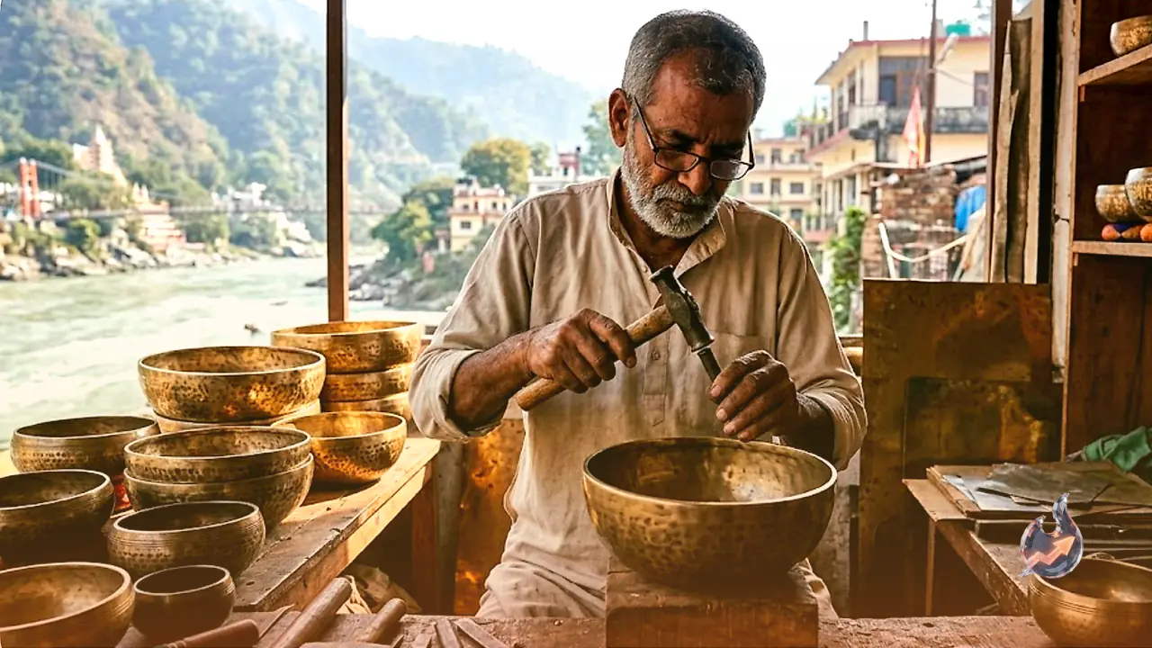 How Rishikesh's Handcrafted Singing Bowls Keep an Ancient Spiritual Craft Alive Globally