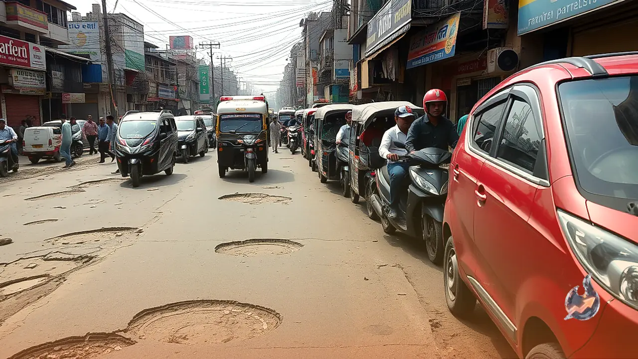 Rishikesh Residents Face Daily Ordeal Over Potholes, Traffic Jams, and Crumbling Infrastructure