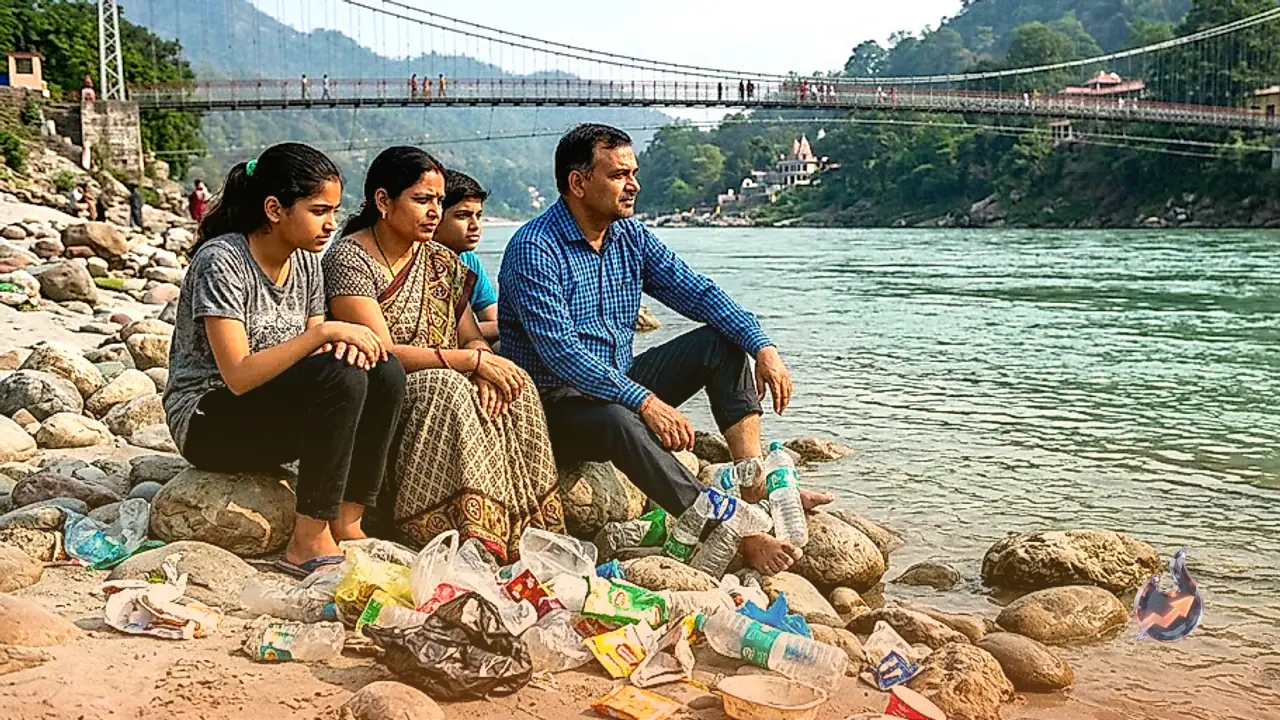 Threat to Rishikesh Sanitation: Tourist Negligence Tarnishes the City's Beauty