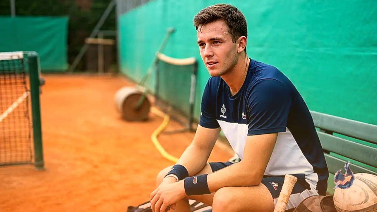 Rising French tennis star Felix Balshaw reflects on his unique journey and rugby legacy