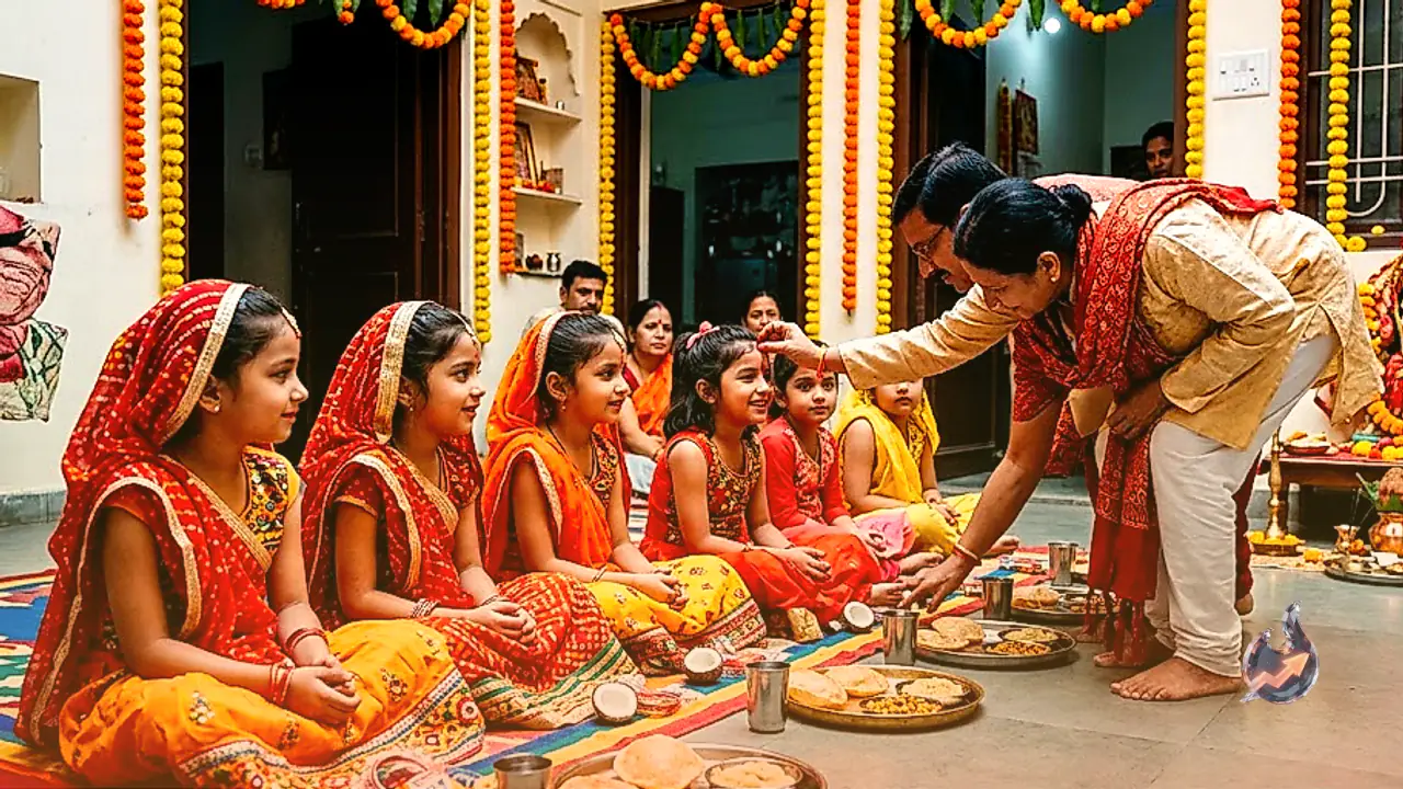 Rituals and Dates for Kanya Pujan on Ashtami and Navami During Navratri