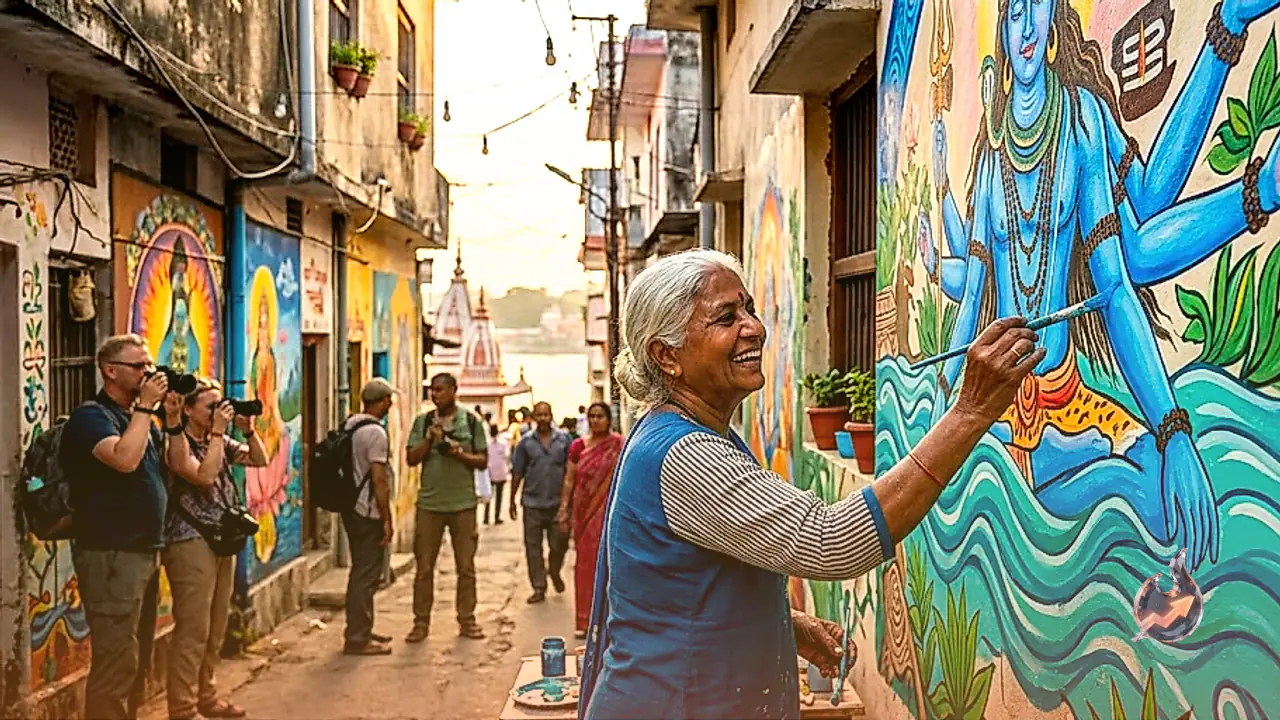 Rishikesh's Painted Walls Are Turning Into The Town's Newest Tourist Magnet