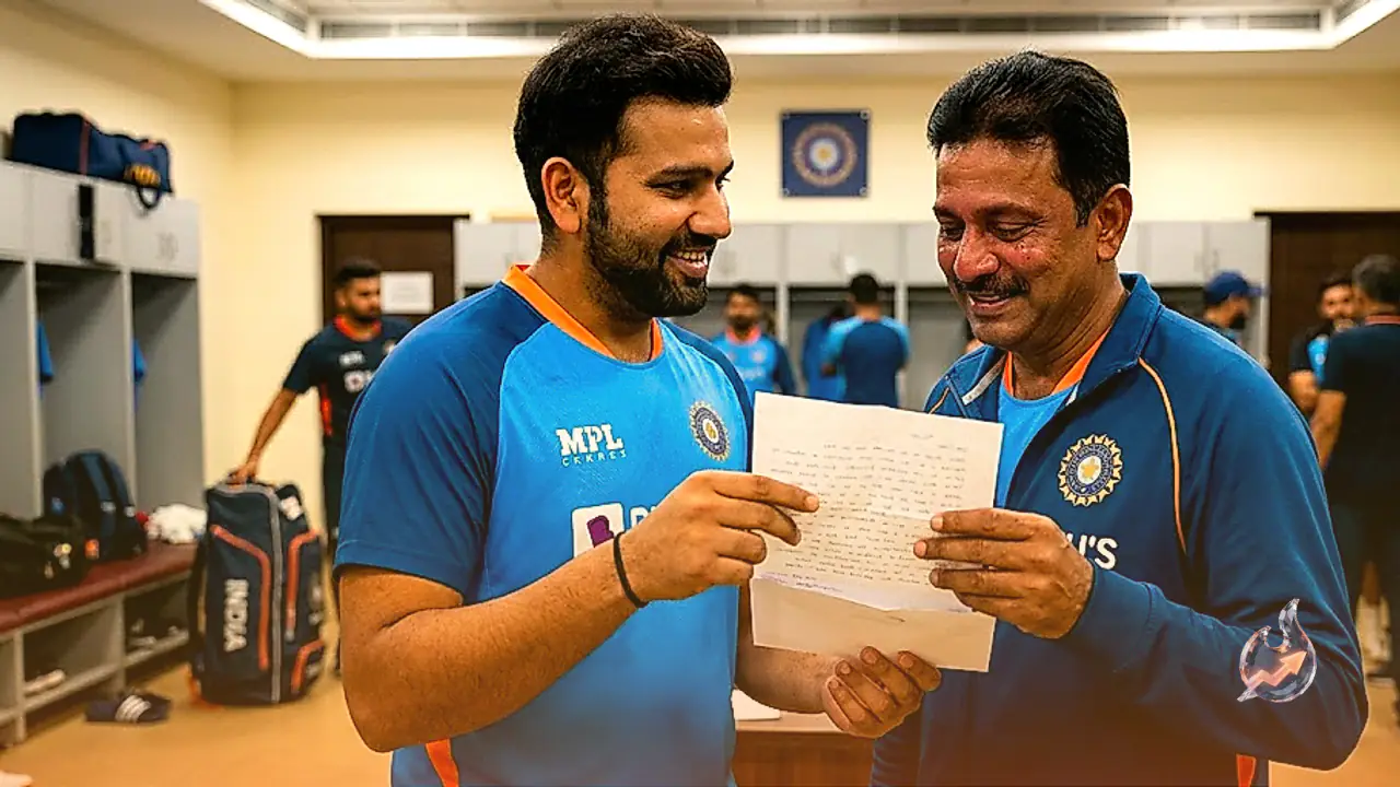 Rohit Sharma Pens Emotional Farewell Note for Fielding Coach T Dilip