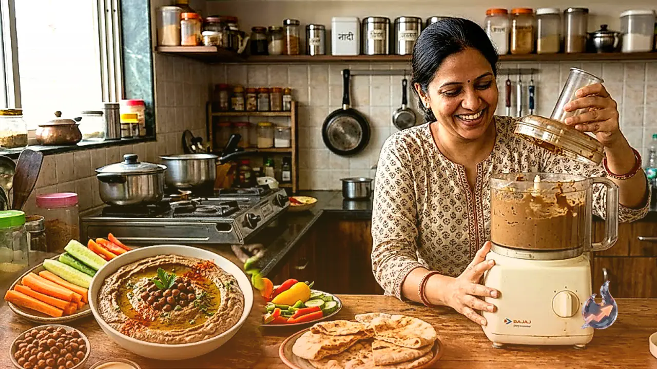 Turn Everyday Kala Chana Into a Rich and Creamy Homemade Hummus