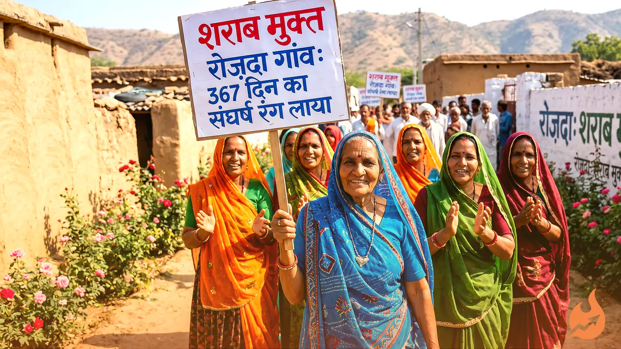Rojda: The Jaipur Village That Fought 367 Days to Banish Liquor — And Once Bloomed With Roses