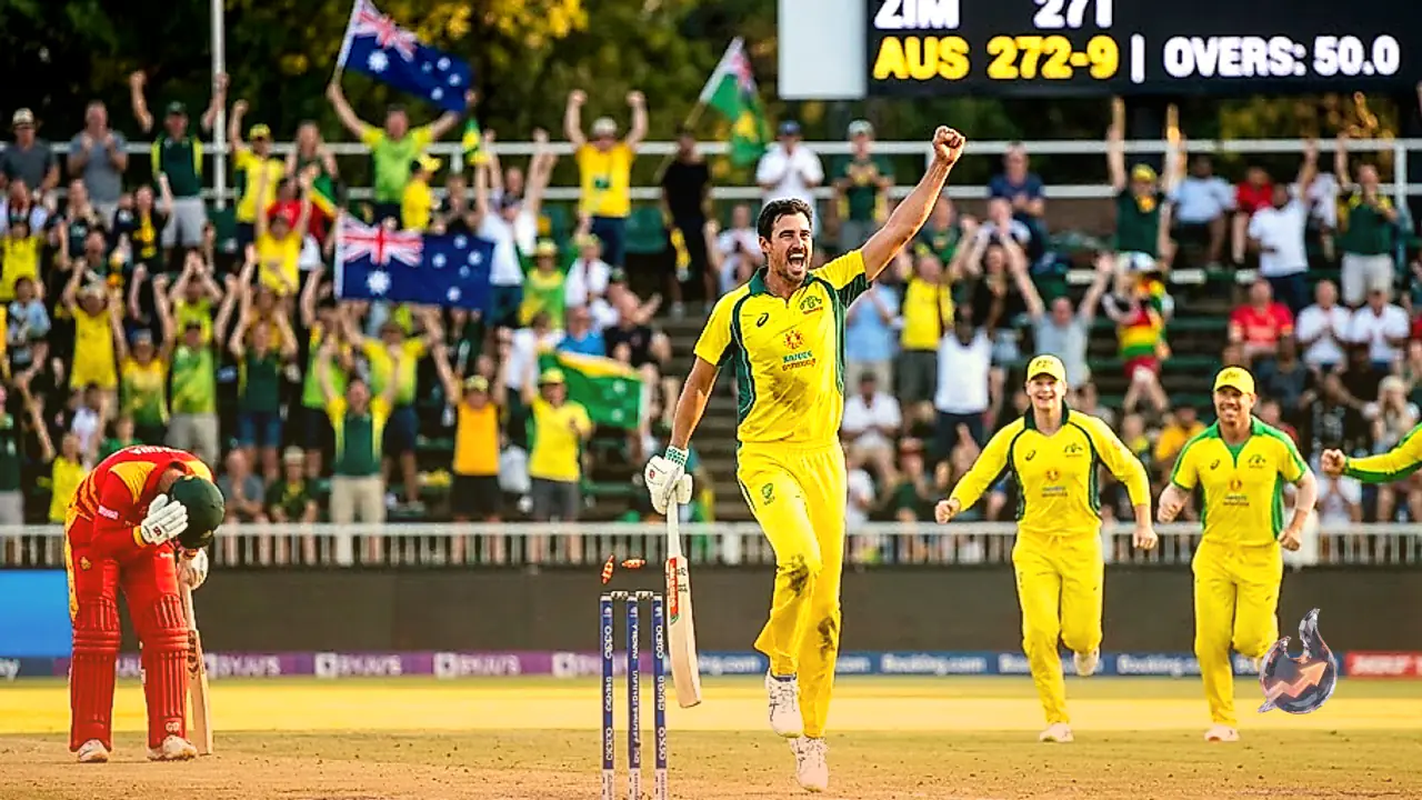 Australia Clinches Last-Ball Thriller by One Wicket to Complete 3-0 Clean Sweep Against Zimbabwe