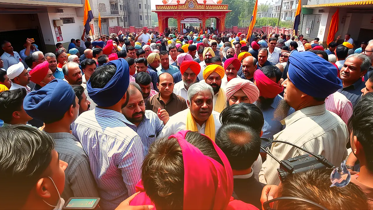 Row Erupts Over Political Sloganeering at Gurdwara Bangla Sahib as DSGMC Names Arvind Kejriwal and AAP Leaders in Police Complaint