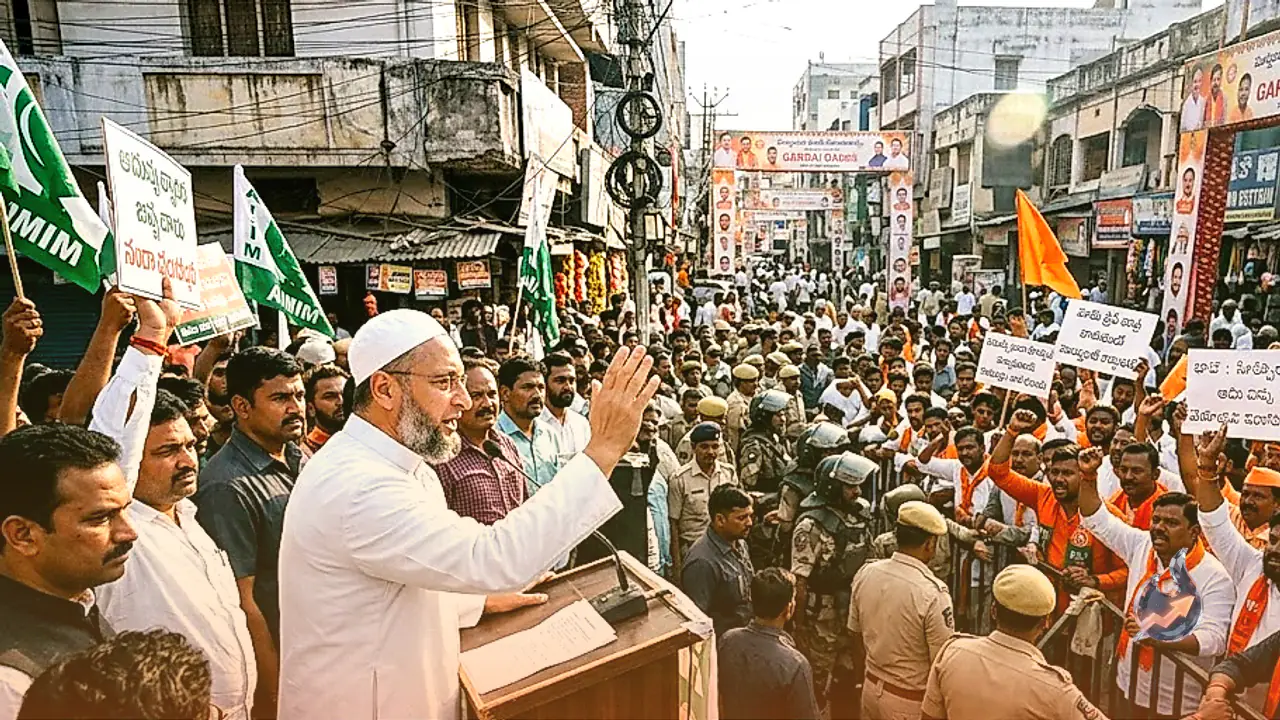 गरबा उत्सवों में सुरक्षाकर्मियों की नियुक्ति पर छिड़ा विवाद, असदुद्दीन ओवैसी और टी राजा सिंह आमने-सामने