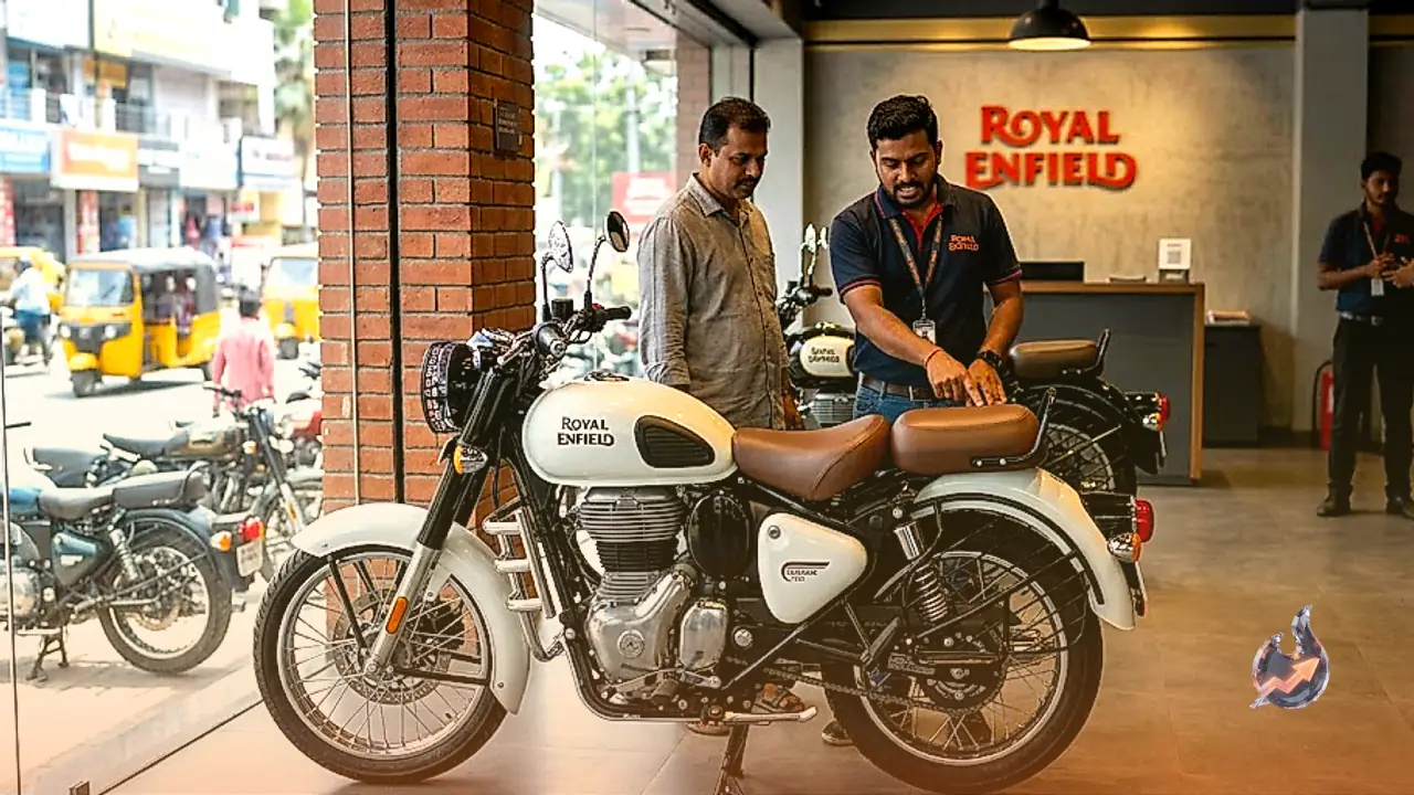 रॉयल एनफील्ड ने पेश की क्लासिक 350 की सिग्नेचर व्हाइट ट्रिम, चेन्नई में 2.24 लाख रुपये एक्स-शोरूम रखी गई कीमत