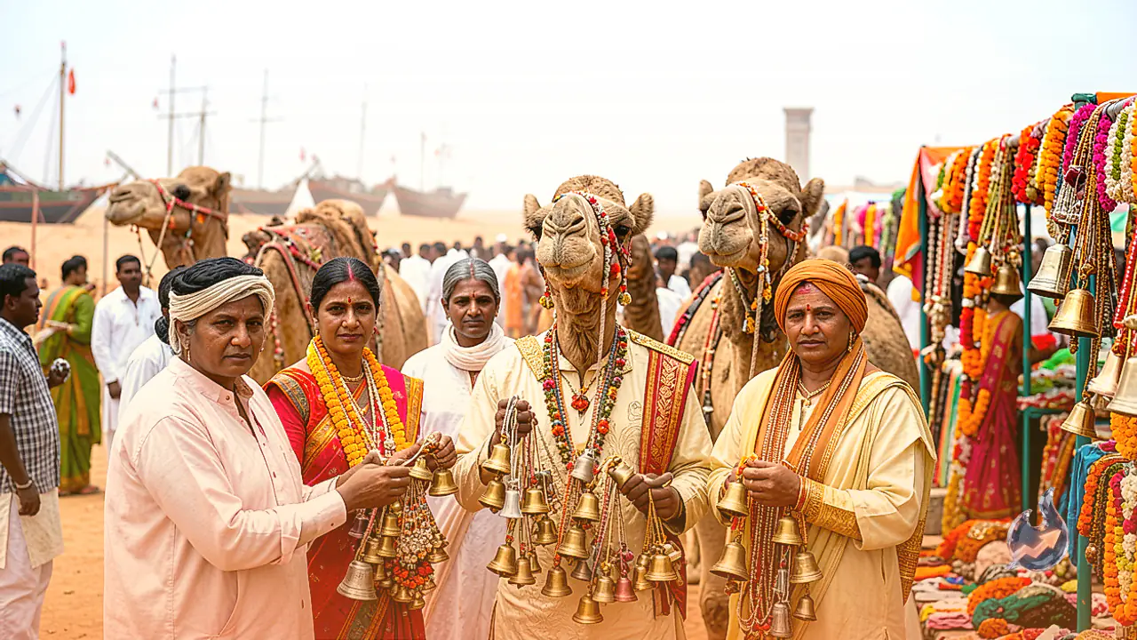 Royal Makeover for Desert Ships in Karauli, Camel Ornaments and Bells Command High Prices at Fair