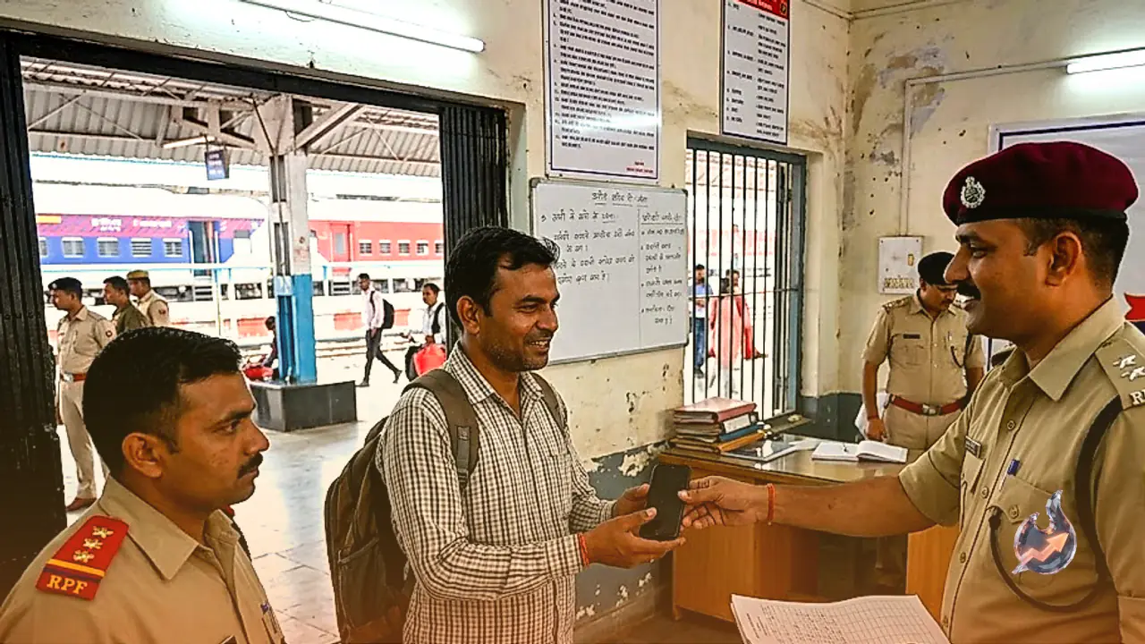 बारां रेलवे स्टेशन पर नल के पास छूटा मोबाइल, आरपीएफ ने पाली के यात्री को सुरक्षित लौटाया