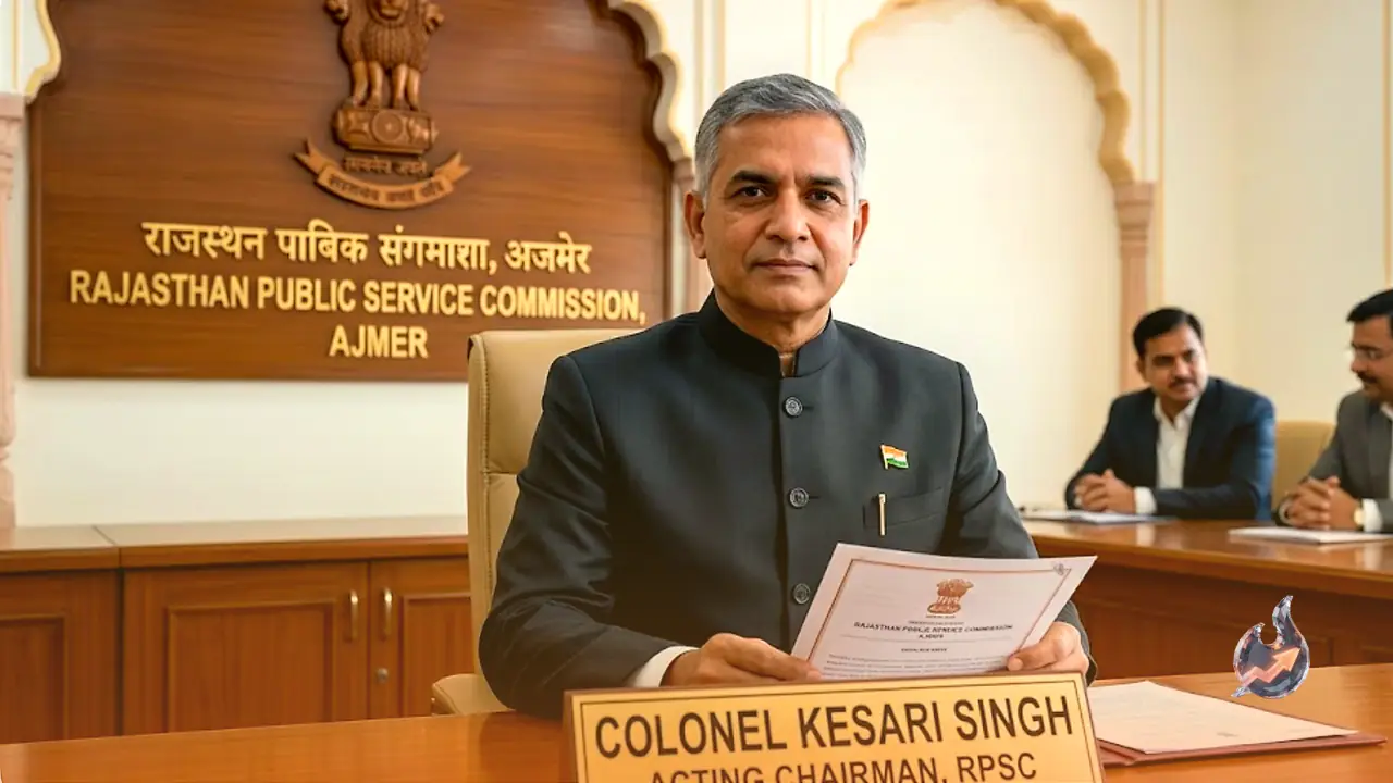 Colonel Kesari Singh Appointed Acting Chairman of RPSC as Two New Members Join the Commission