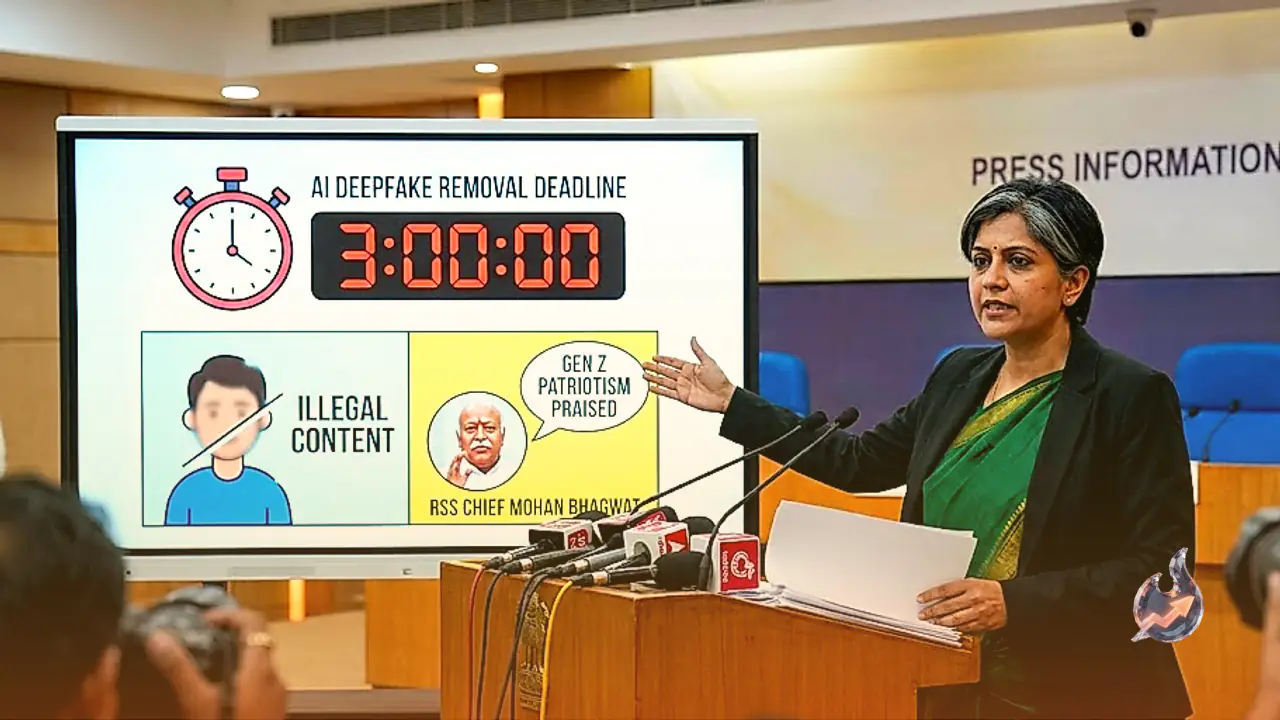 RSS Chief Mohan Bhagwat Praises Gen Z Patriotism as Government Orders 3-Hour Removal of AI Deepfakes