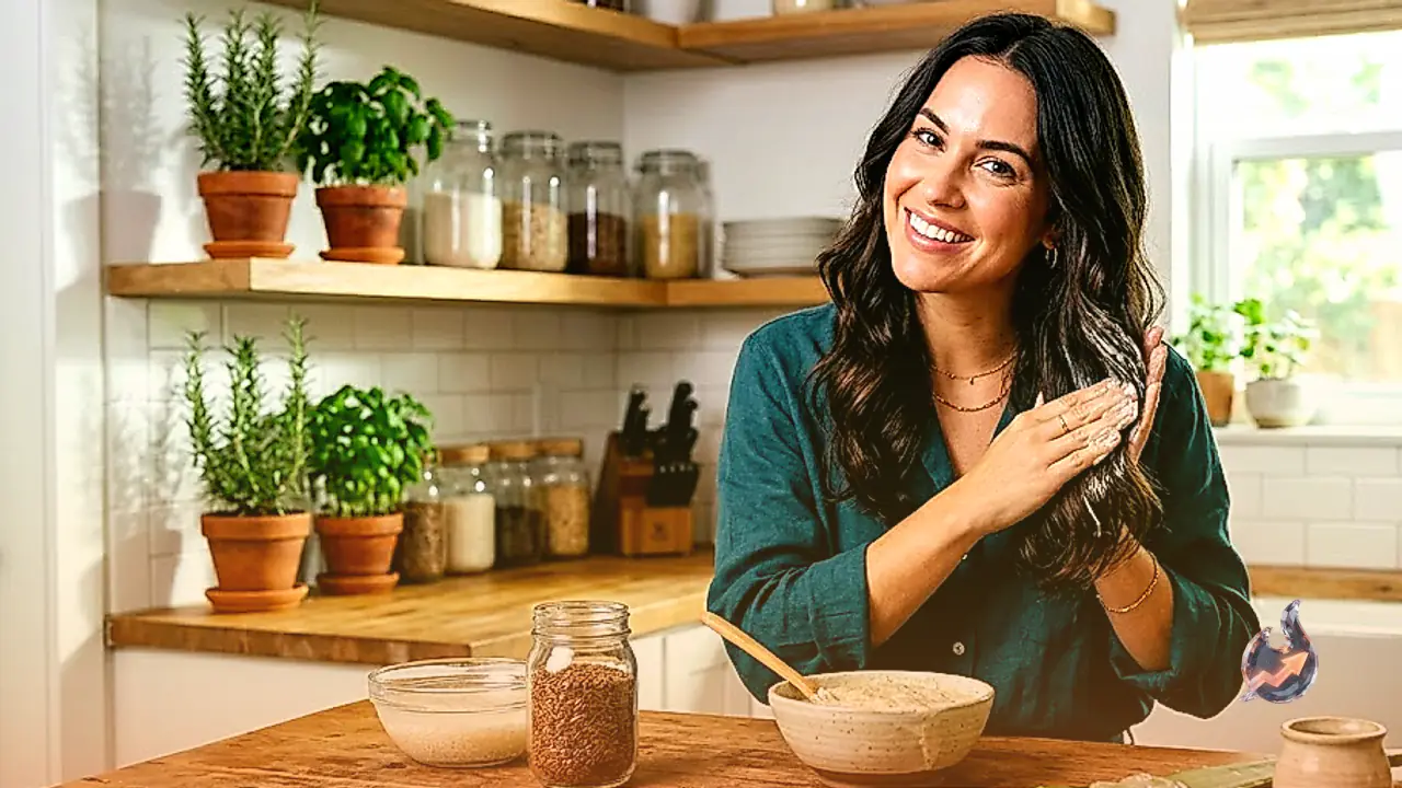Suffering from Dry and Frizzy Locks, Restore Shine at Home with a Natural Flaxseed and Rice Keratin Mask