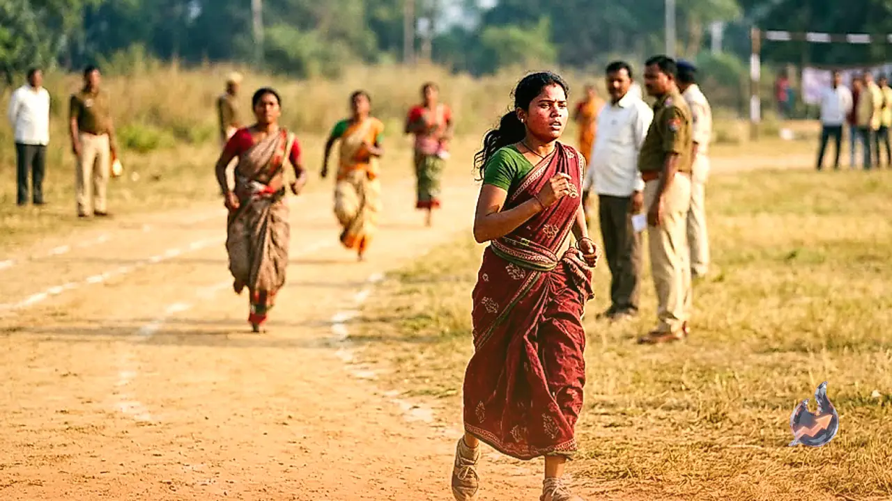 Rural Women Run 1600 Meters in Sarees During Ramgarh Home Guard Trials, Finish Race Ahead of Target Time