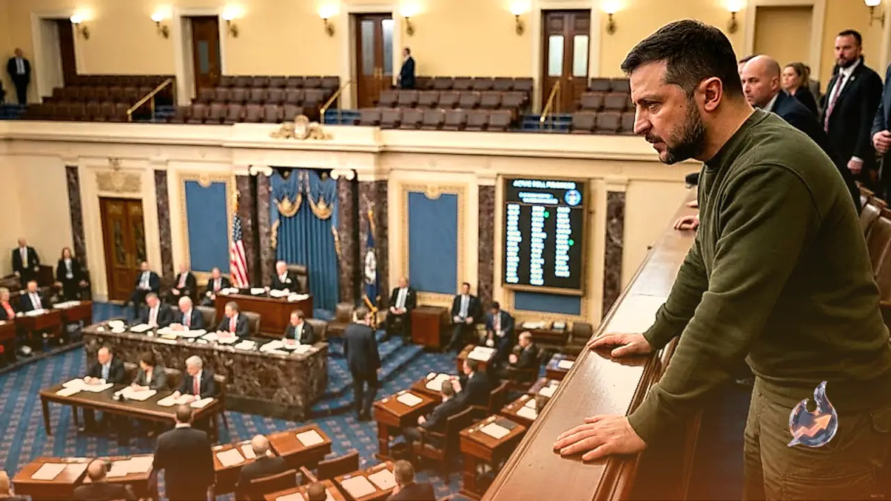 US Senate Advances Tough Russia Sanctions Bill Threatening 100% Tariffs on India as Volodymyr Zelenskiy Observes Capitol Voting