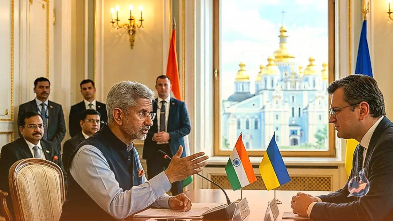 External Affairs Minister S Jaishankar Visits Kyiv Following PM Modi Peace Call to Putin