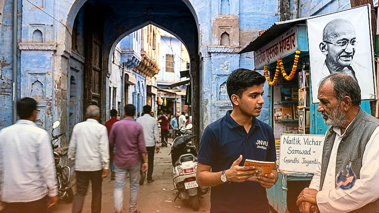 Jodhpur Youth Test Gandhian Principles on Truth, Bribes, and Social Media