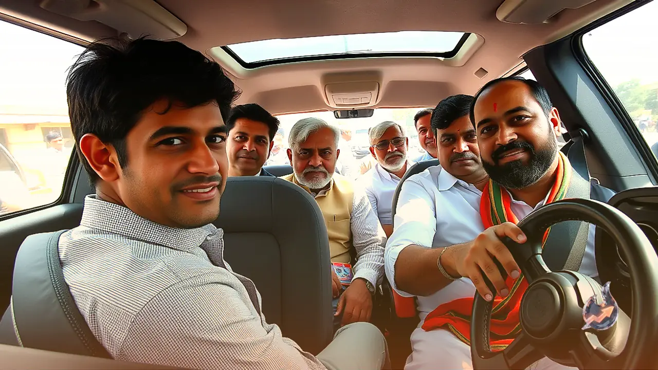 Sachin Pilot Takes the Wheel in Jaipur Alongside Top Rajasthan Congress Leaders Ahead of Strategy Meet