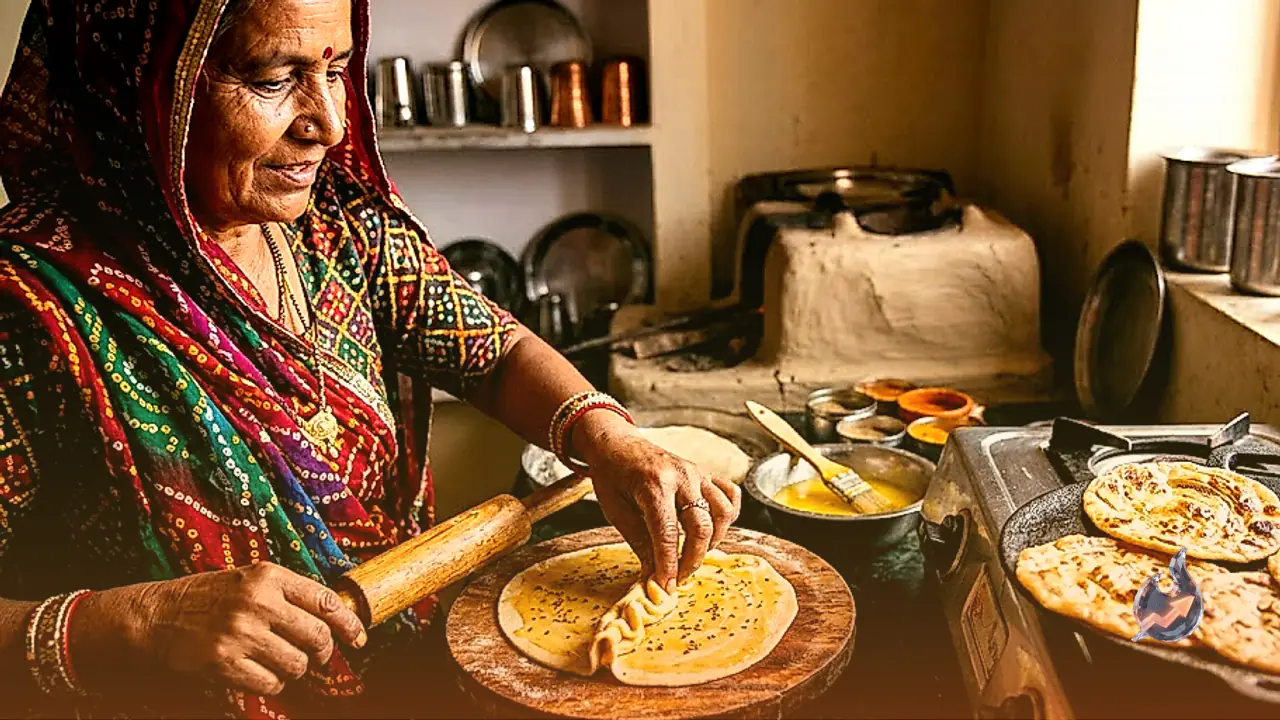 Ditch the Boring Plain Flatbread: How to Make Crispy and Flaky Rajasthani Chutki Roti at Home