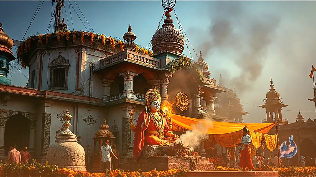 Medicinal Herbal Abhisheka at Sagar's 1000 Year Old Bhuteshwar Mahadev Temple During Sawan