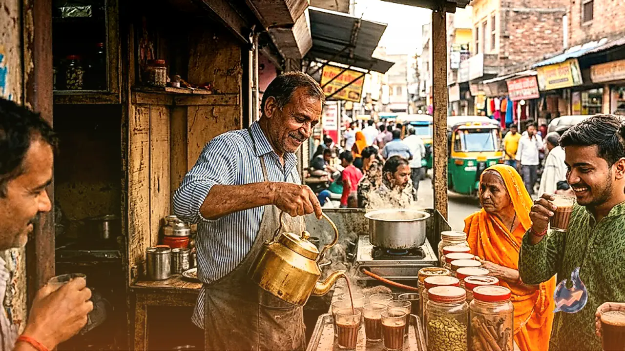Saharanpur Tea Stall Wins Hearts with 10 Secret Spices and Chocolate Chai at Just 20 Rupees