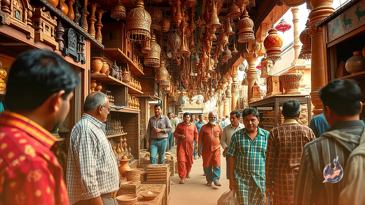 Saharanpur Handcrafted Woodwork Captivates Jaipur Shoppers Ahead of Diwali