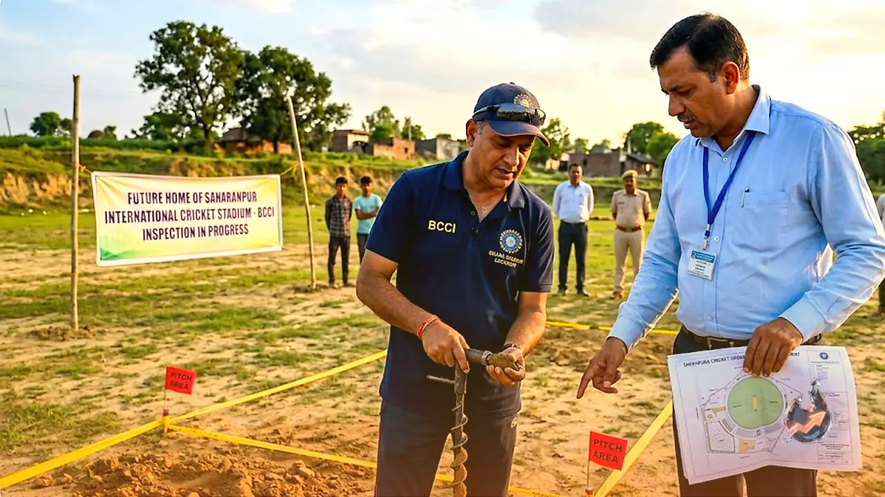 Saharanpur to Get Ekana-Standard Cricket Ground as BCCI Curator Surveys Shekhpura Site