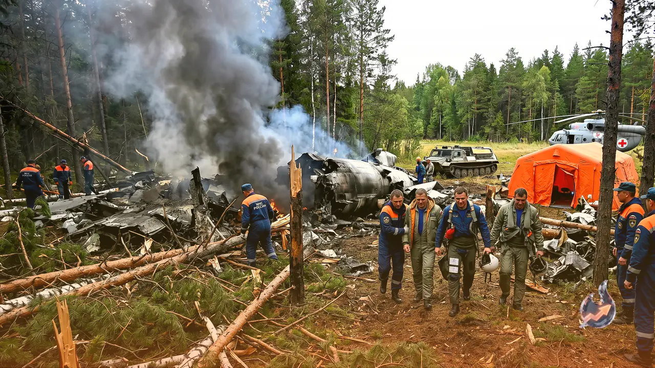 Russia's Tu-22M3 Bomber Goes Down in Dense Siberian Forest, All Four Crew Including Pilot Escape Safely