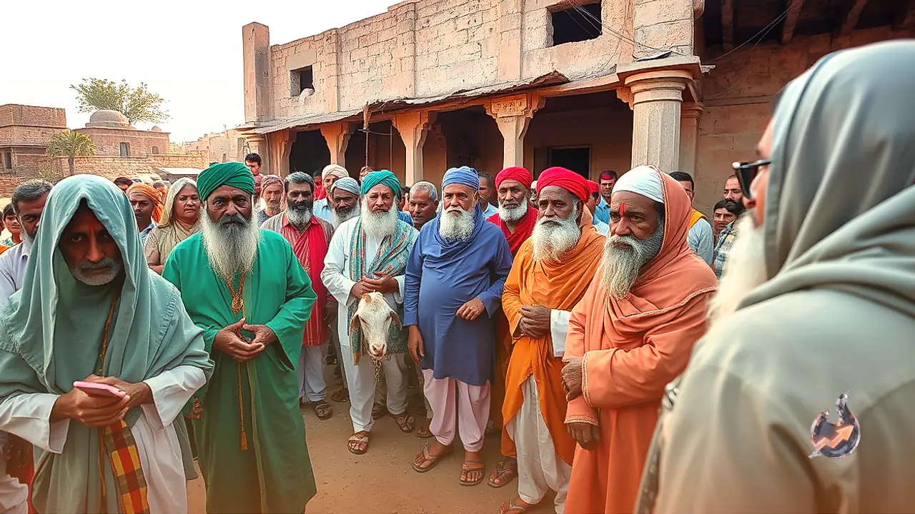 Saints Gather at Jarkhod Godham in Bharatpur: Exploring Brij's Unique Gaushala and Its Spiritual Legacy