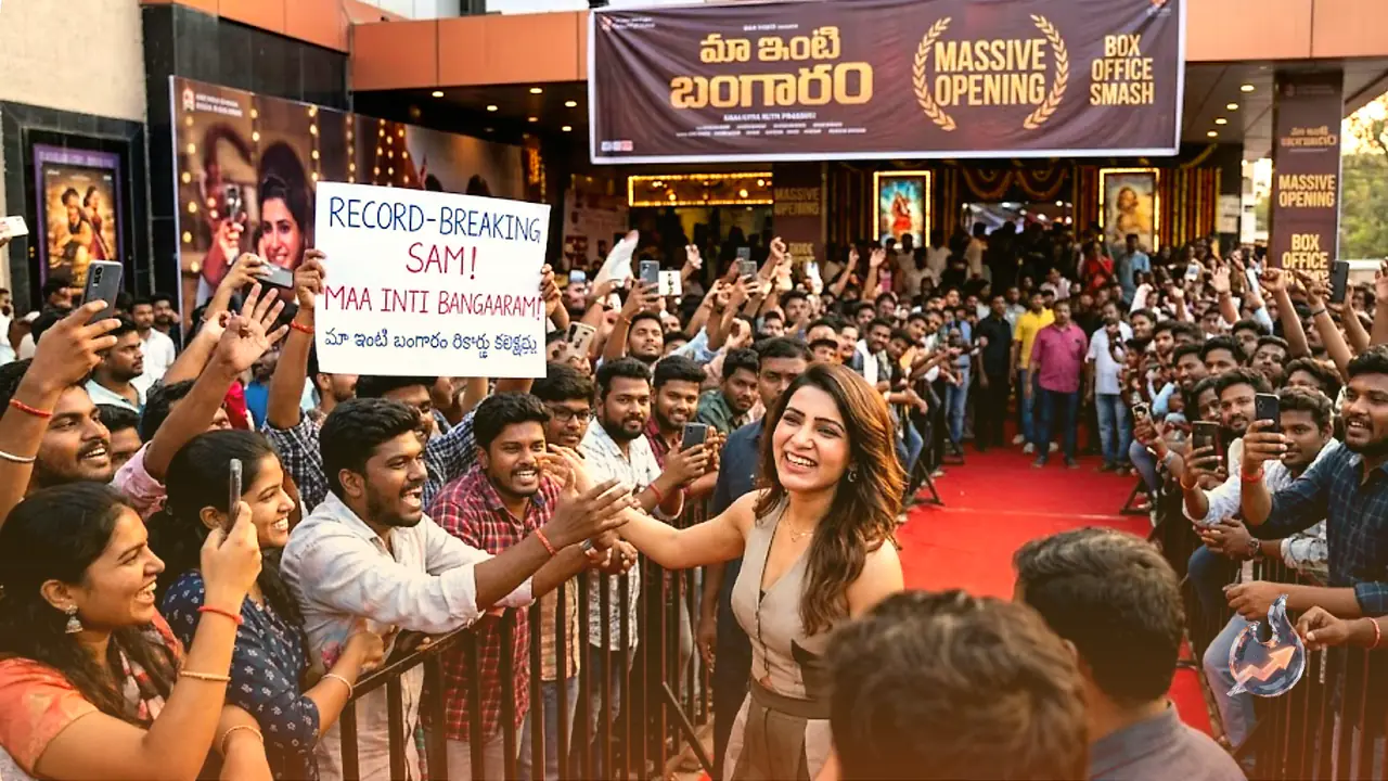 Samantha's Maa Inti Bangaaram Scores Strong Opening Day, Shatters Records of Multiple Female-Led Hits