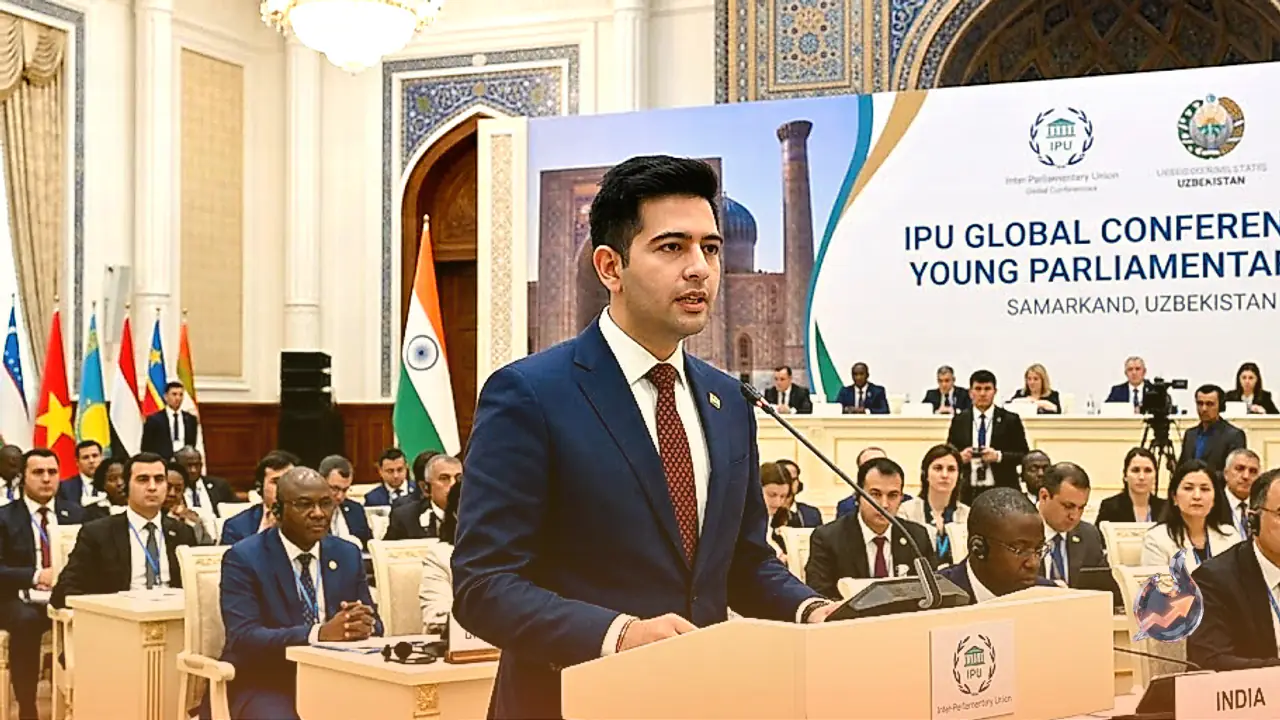 समरकंद में होने वाली आईपीयू ग्लोबल कॉन्फ्रेंस में भारत का प्रतिनिधित्व करेंगे राघव चड्ढा