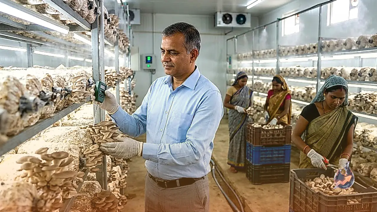 High-Tech Mushroom Facility Built via Bank Loan in Samastipur Yields Up to 2 Lakh Rupees Monthly Net Profit