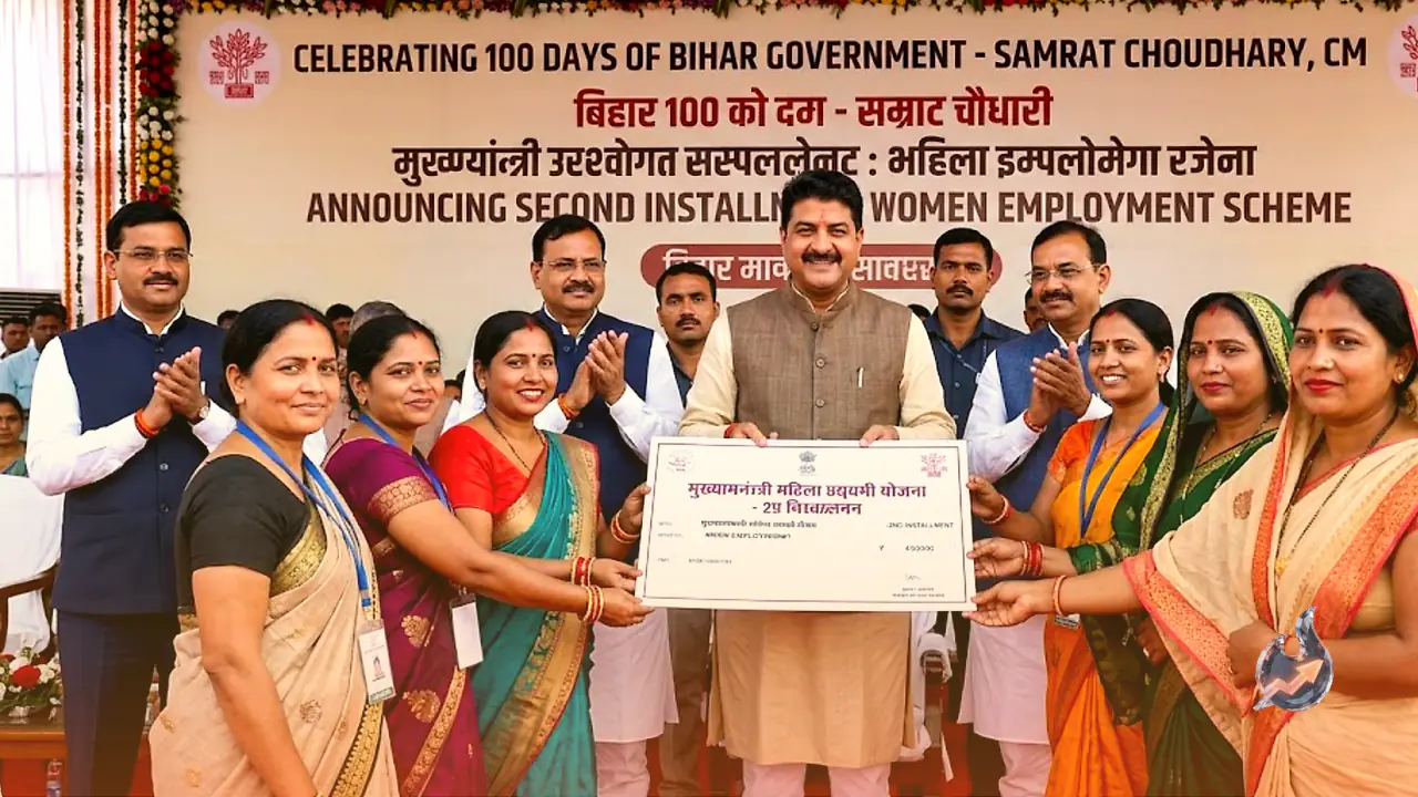 Samrat Choudhary Marks 100 Days: Second Installment Announced for Women Employment Scheme