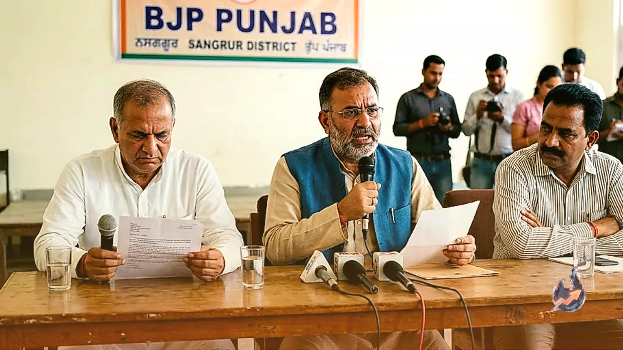 संगरूर प्रेस कॉन्फ्रेंस में अंदरूनी कलह उजागर करने पर भाजपा अनुशासन समिति ने 3 पंजाब नेताओं से मांगा 7 दिन में जवाब
