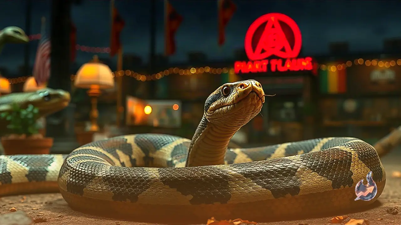 How snakes hunt after losing venom fangs and how long they can survive without food