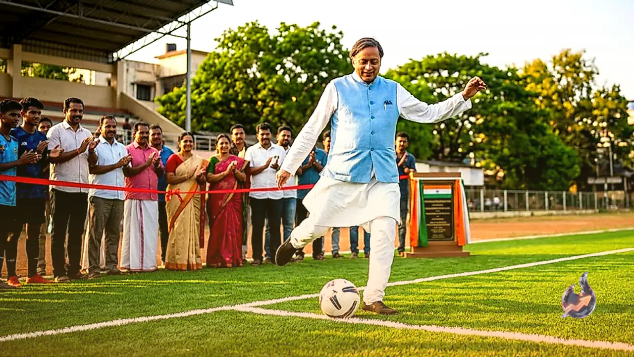 Congress MP Shashi Tharoor Announces Inauguration Of Football Turf Built With His MP Fund