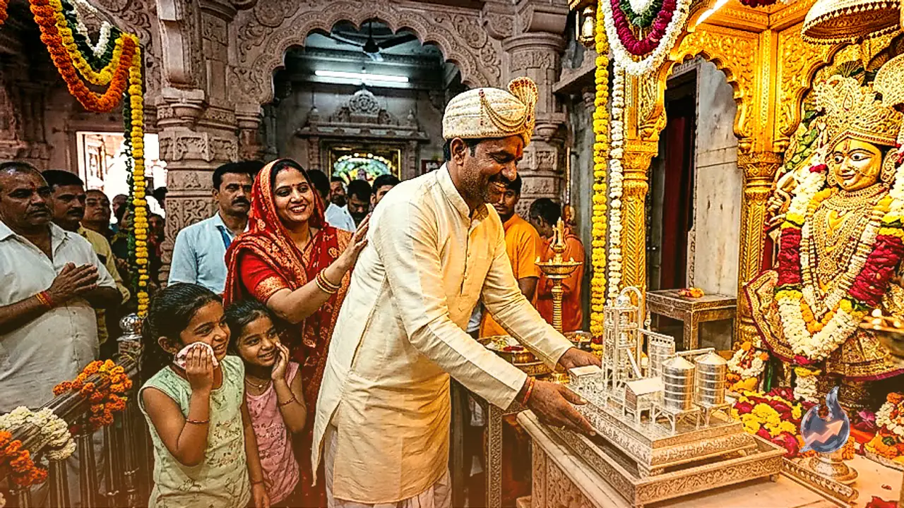 Businessman Offers Silver Cement Plant to Sanwaliya Seth After Walking 40 Kilometres on Foot