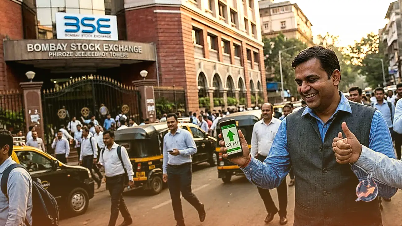 Dalal Street Closes Week on a Positive Note as Sensex Rises 315 Points and Nifty Settles at 23,141