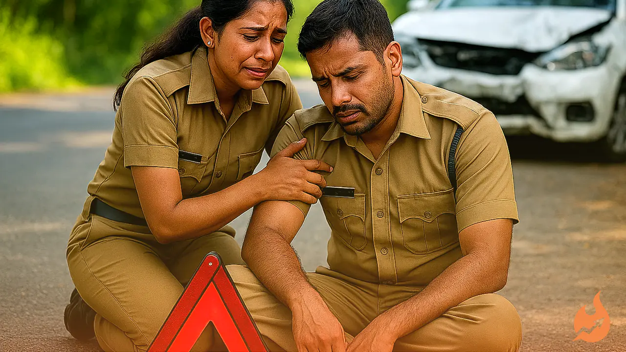 सड़क हादसे में कांस्टेबल की दर्दनाक मौत, अनुकंपा पर मिली थी पुलिस की नौकरी