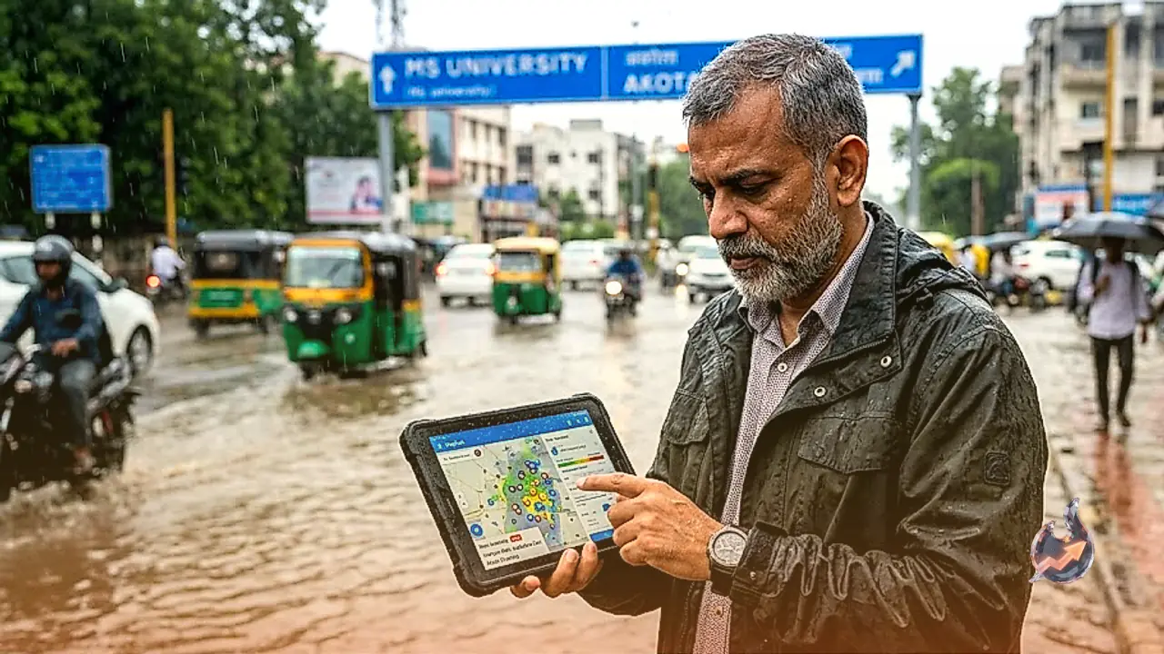 सड़क पर जलभराव से लेकर मौसम के मिजाज तक, धनंजय संत का वेकास्ट सिस्टम देगा सटीक जानकारी