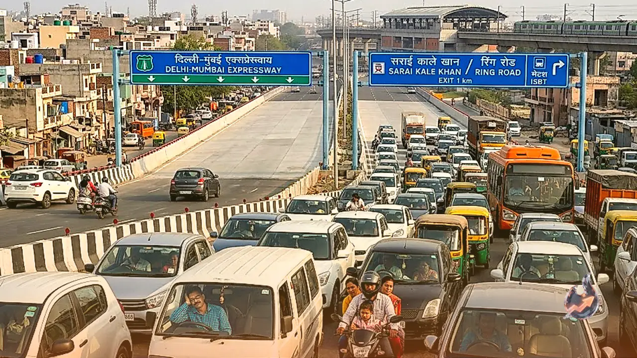 Delhi Traffic Nightmare Ahead As Mumbai Expressway Connects To Sarai Kale Khan