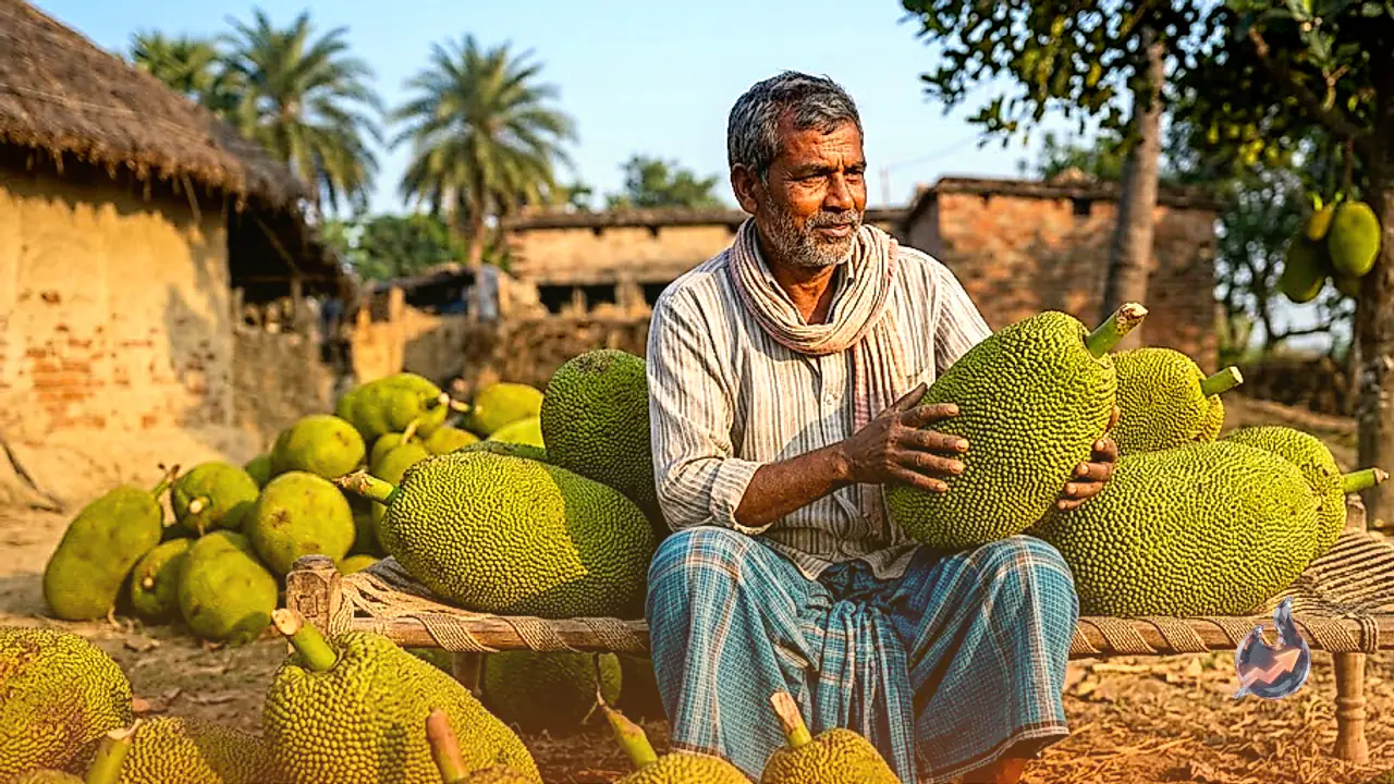 This Jehanabad farmer waits for winter to sell his jackfruit at ₹150 a kilo