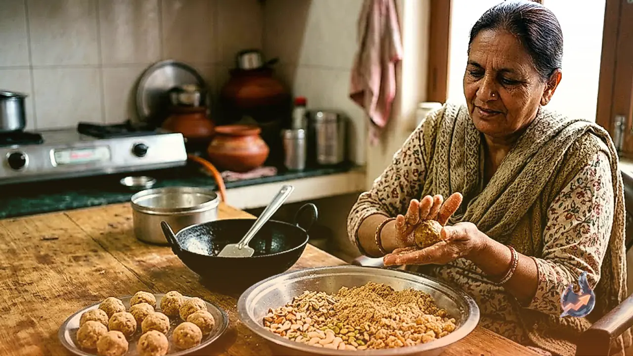 Wholesome Winter Treats: Step-by-Step Guide to Crafting Traditional Gond and Dry Fruit Laddus at Home